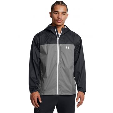 Jacheta impermeabila pentru drumetii Cloudstrike - Gri/Negru stins