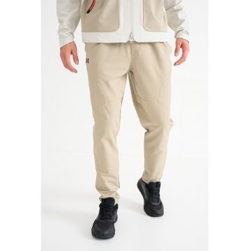 Pantaloni de trening cu croiala conica - pentru fitness Unstoppable - Maro taupe