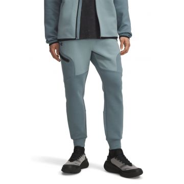 Pantaloni jogger slim fit din fleece Unstoppable - Gri cenusiu