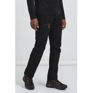 Pantaloni pentru drumetii montane Taiss SO Softshell - Negru