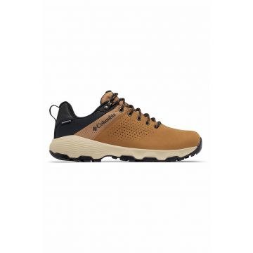 Pantofi din piele nabuc pentru trekking Newton Nimble LTR - Caramel