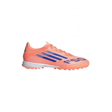 Pantofi pentru fotbal F50 League Turf - Portocaliu/Albastru