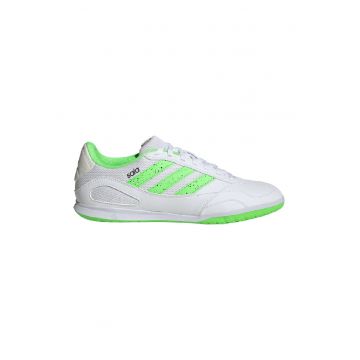 Pantofi pentru fotbal Super Sala Competition III - Verde neon/Alb murdar