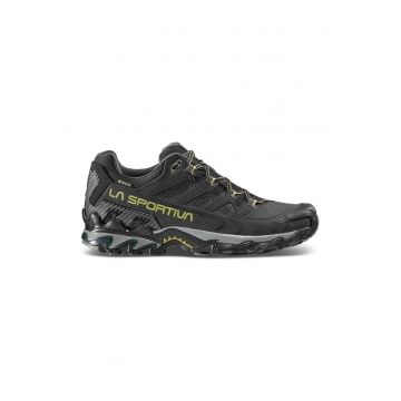 Pantofi sport de piele ecologica pentru drumetii Ultra Raptor II - Negru stins