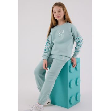 Set de bluza de trening si pantaloni de trening - 2 piese - Verde menta