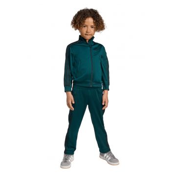 Trening cu fermoar si detalii logo Firebird - Albastru petrol