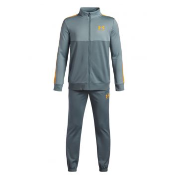 Trening cu fermoar si model colorblock Rival - Gri/Portocaliu mandarina