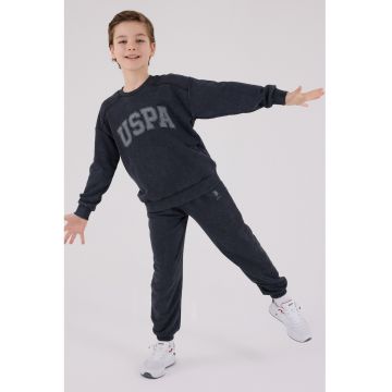 Trening cu logo contrastant - Gri antracit/Gri inchis