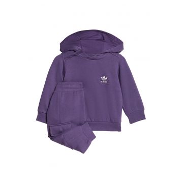 Trening regular fit cu gluga - Violet