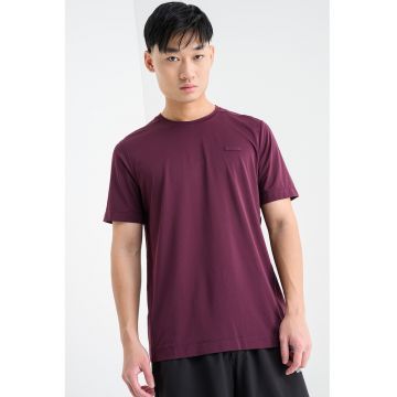 Tricou cu logo - pentru fitness - Violet tyrian