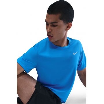 Tricou cu tehnologie Dri-Fit - pentru alergare Miler - Albastru deschis/Albastru