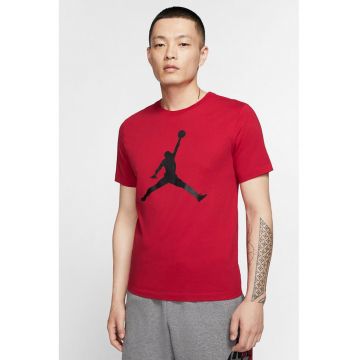 Tricou de bumbac cu imprimeu logo Jordan Jumpman - Rosu