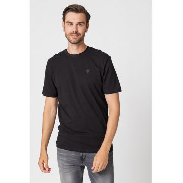 Tricou din amestec de modal - pentru fitness - Negru