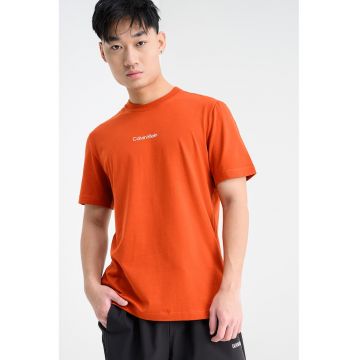 Tricou slim fit cu tehnologie uscare rapida - pentru fitness - Portocaliu mandarina