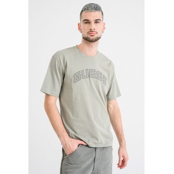 Tricou supradimensionat de bumbac - Verde pal