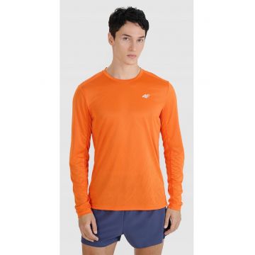 Bluza de alergare  portocaliu - uscare rapida - maneca lunga - sintetic - Portocaliu