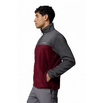 Bluza de trening - pentru trekking Steens Mountai 2.0 - Visiniu/Gri inchis