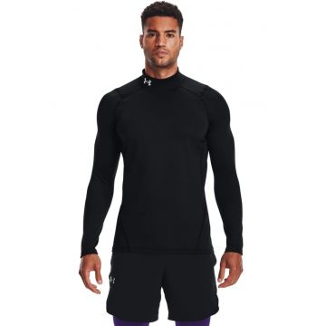 Bluza slim fit cu guler scurt pentru fitness - Alb/Negru