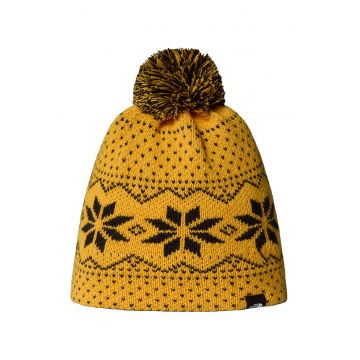 Caciula cu ciucure pentru ski Cabin Tuke - Negru/Galben