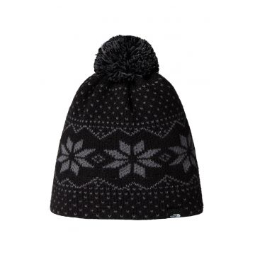 Caciula cu ciucure pentru ski Cabin Tuke - Negru/Gri