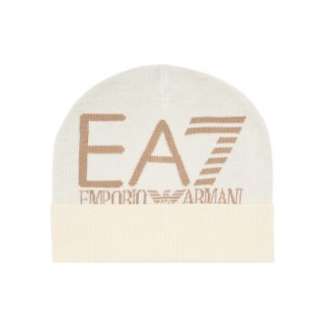 Caciula  EA7 Visibility Beanie 51437 - Maro/Bej