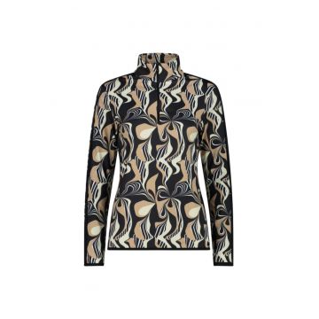 Fleece dama  34L4256 - Negru/Bej