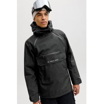 Geaca pull-on cu gluga - pentru schi - Negru stins