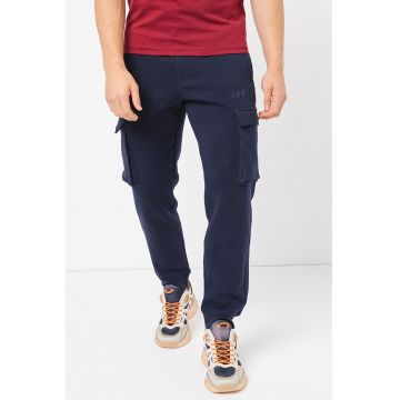 Pantaloni cargo de trening pentru antrenament - Bleumarin