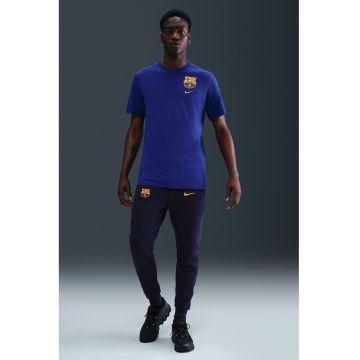 Pantaloni cu snur in talie - pentru fotbal FC Barcelona - Galben/Albastru ultramarin/Gri inchis