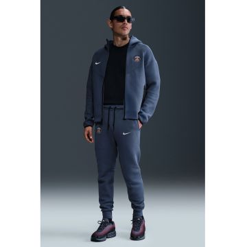 Pantaloni cu snur in talie - pentru fotbal Paris Saint-Germain Tech - Albastru inchis