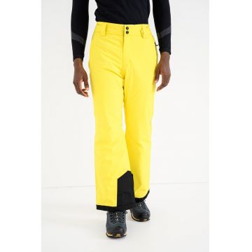 Pantaloni cu talie medie pentru schi - Galben