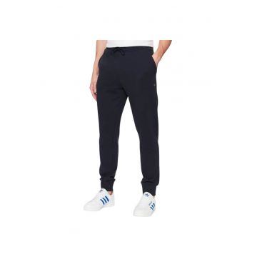 Pantaloni de trening regular fit cu snururi - Albastru inchis