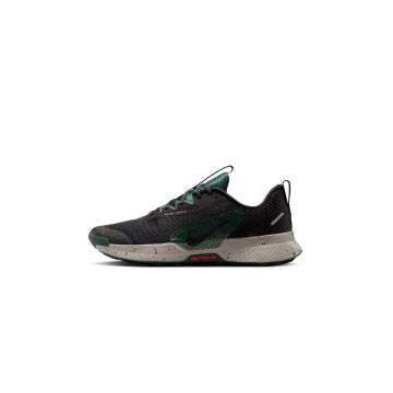 Pantofi Juniper Trail 3 low-cut pentru alergare - Negru stins/Verde englez