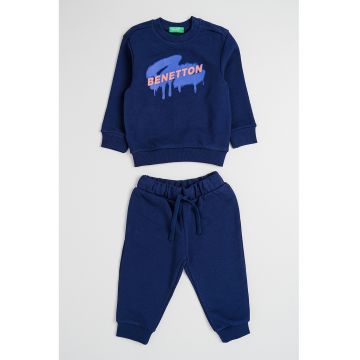 Trening cu imprimeu logo - Bleumarin