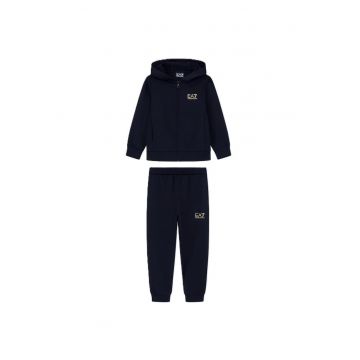 Trening  TRAIN CORE ID BOY T-SUIT HOODIE FZ CH COFT CC-7B000031-AF10380-MC004