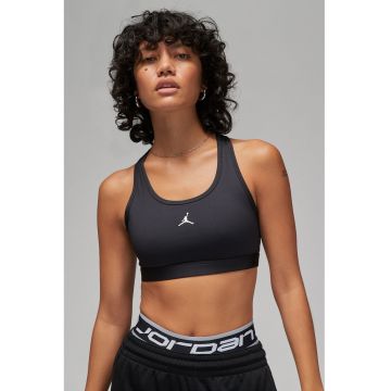 Bustiera cu logo pentru baschet - Negru