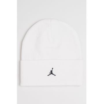 Caciula elastica cu logo pentru baschet - Alb