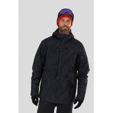 Geaca cu aspect contrastant pentru ski Baily Allmountain - Negru
