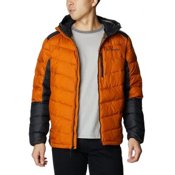 Geaca cu gluga Labyrinth Loop - Negru/Portocaliu