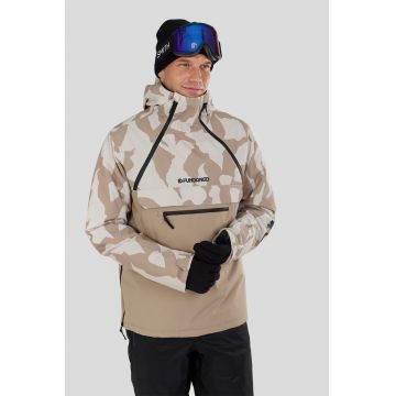Geaca impermeabila pentru ski Hydra ECO Anorak - Alb murdar/Bej deschis