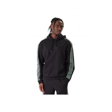 Hanorac  EA7 Train Logo Series M RN 55351 - Negru