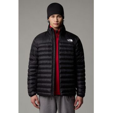 Jacheta cu aspect matlasat pentru drumetii Terra Peak - Negru