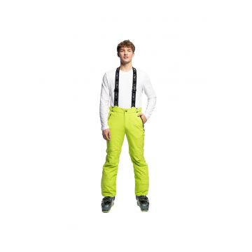 Pantaloni de schi pentru barbati -  Poliester/Elastan - Verde - Verde
