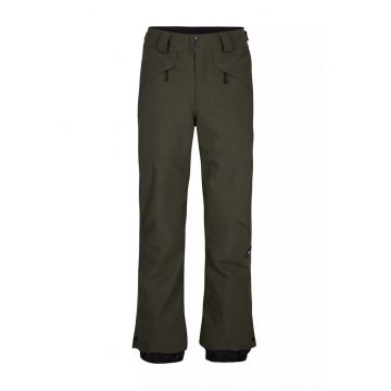 Pantaloni lungi de zapada cu buzunare - Verde padure