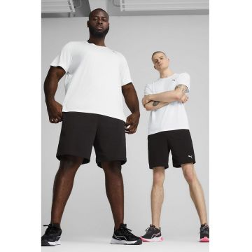 Pantaloni scurti cu logo - pentru fitness - Negru