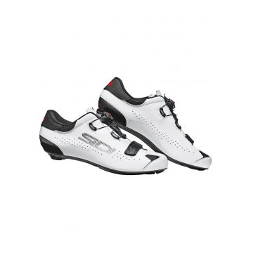 Pantofi ciclism sosea  Sixty - Alb/Negru