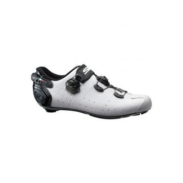 Pantofi ciclism sosea  Wire 2S-Alb/Negru-
