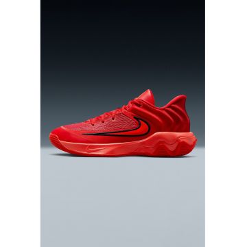 Pantofi Giannis Immortality 4 cu logo contrastant - pentru baschet - Rosu