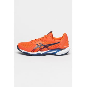 Pantofi pentru tenis Solution Speed FF 3 - Albastru inchis/Portocaliu mandarina