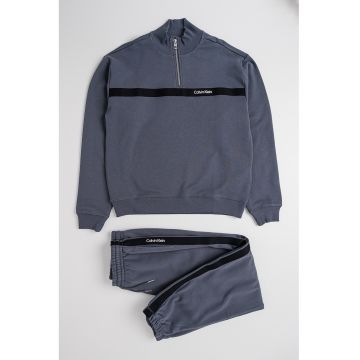 Trening uni de bumbac - Gri carbune